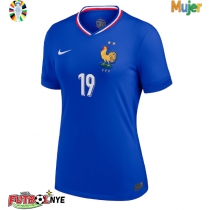 Camiseta Francia Youssouf Fofana #19 Primera Equipación para mujer Eurocopa 2024 manga corta
